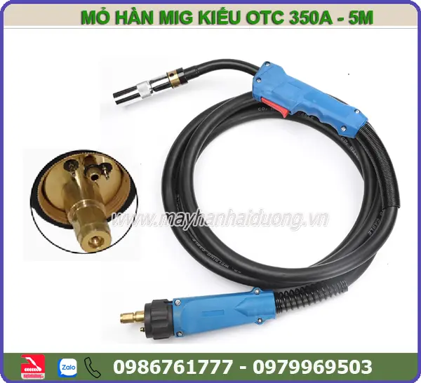 MỎ HÀN MIG KIỂU OTC 350A -5M