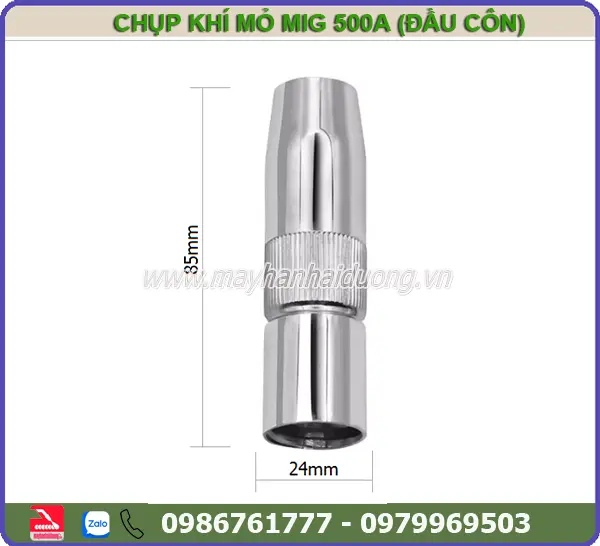 CHỤP KHÍ 500A (ĐẦU CÔN)