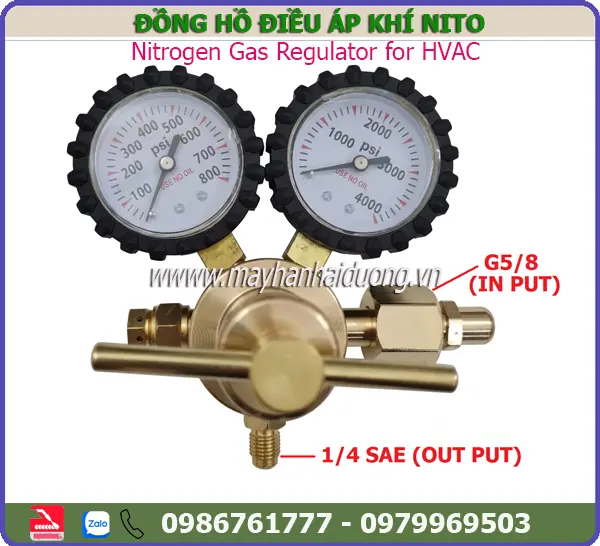 Van điều áp khí Nito