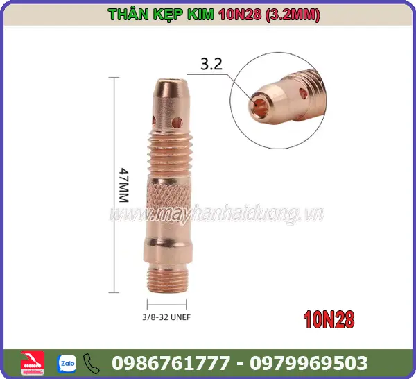 THÂN KẸP KIM 10N28(3.2MM)