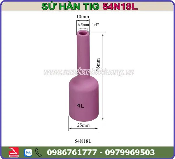 SỨ HÀN TIG 54N18L (#4)