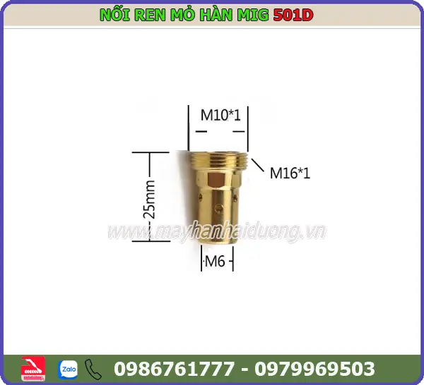 NỐI BÉP MỎ HÀN MIG 501D
