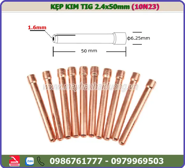 KẸP KIM TIG 1.6x50mm