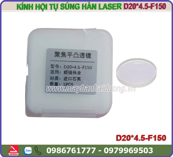 KÍNH HỘI TỤ HÀN LASER D20x4.5-F150