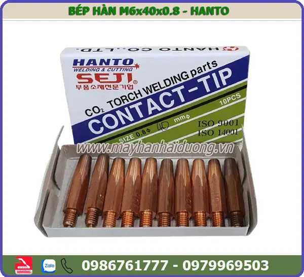 BÉP HÀN MIG M6x40x0.8 HANTO (10C)