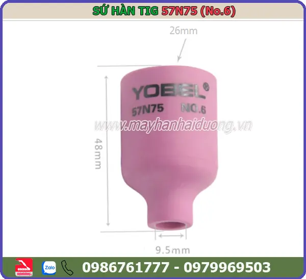 SỨ HÀN TIG 57N75 (#6)