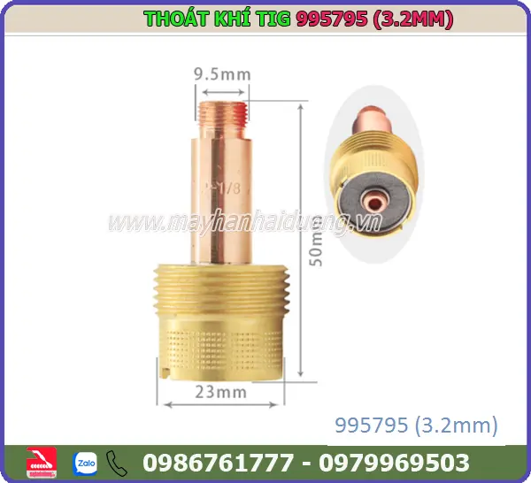 THOÁT KHÍ CÓ LỌC TIG 995795-(3.2MM)