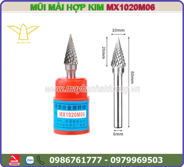 MŨI MÀI HỢP KIM MX1020M06